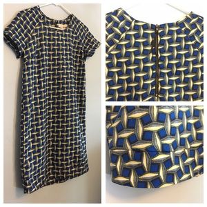✨Sans Souci Patterned A-Line Retro Dress Size Sm